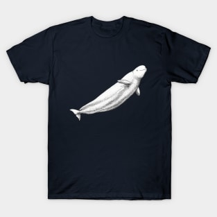 Beluga for whale and dolphin lovers T-Shirt